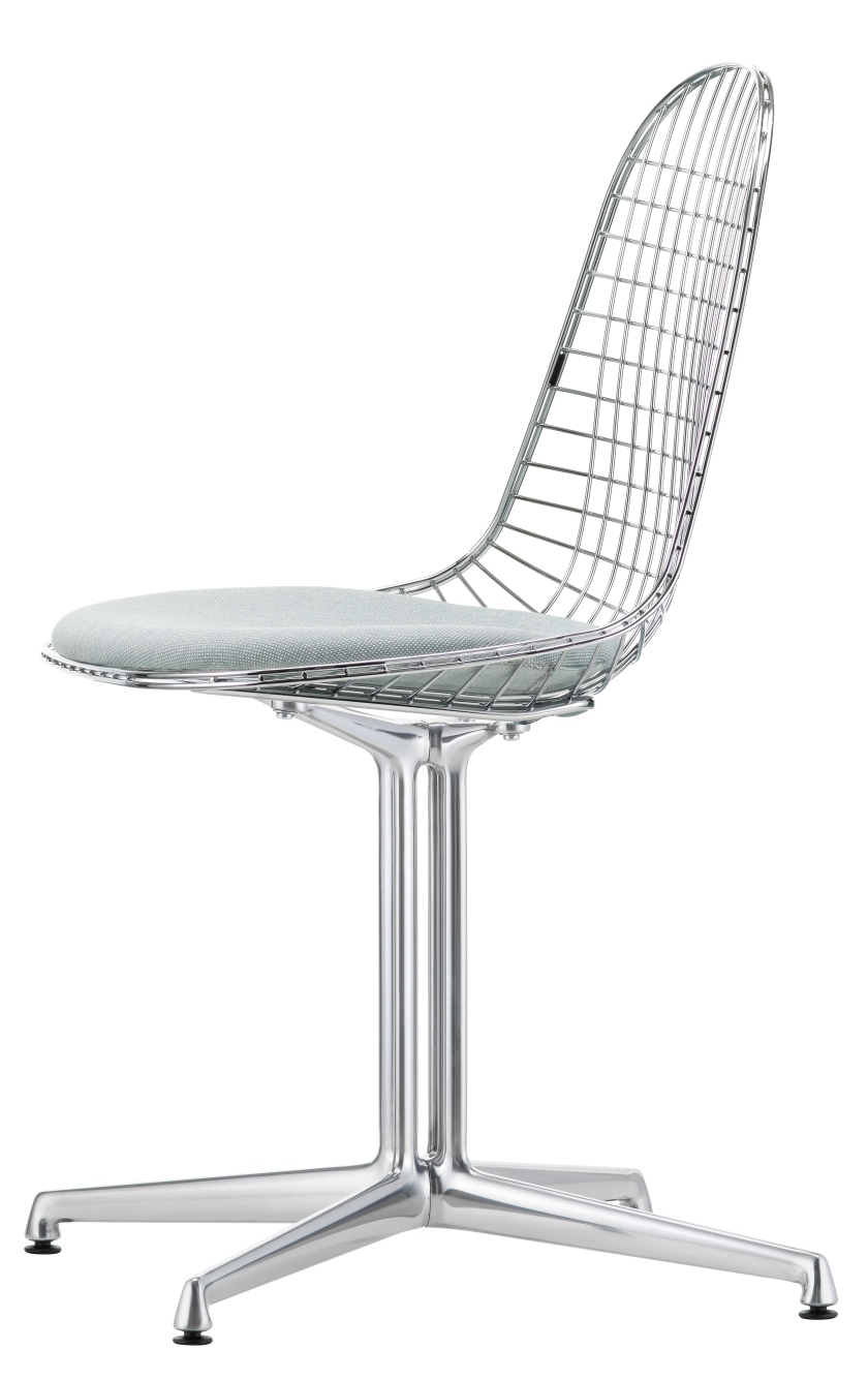 DKL-5 Wire Chair stoel met zitkussen Vitra