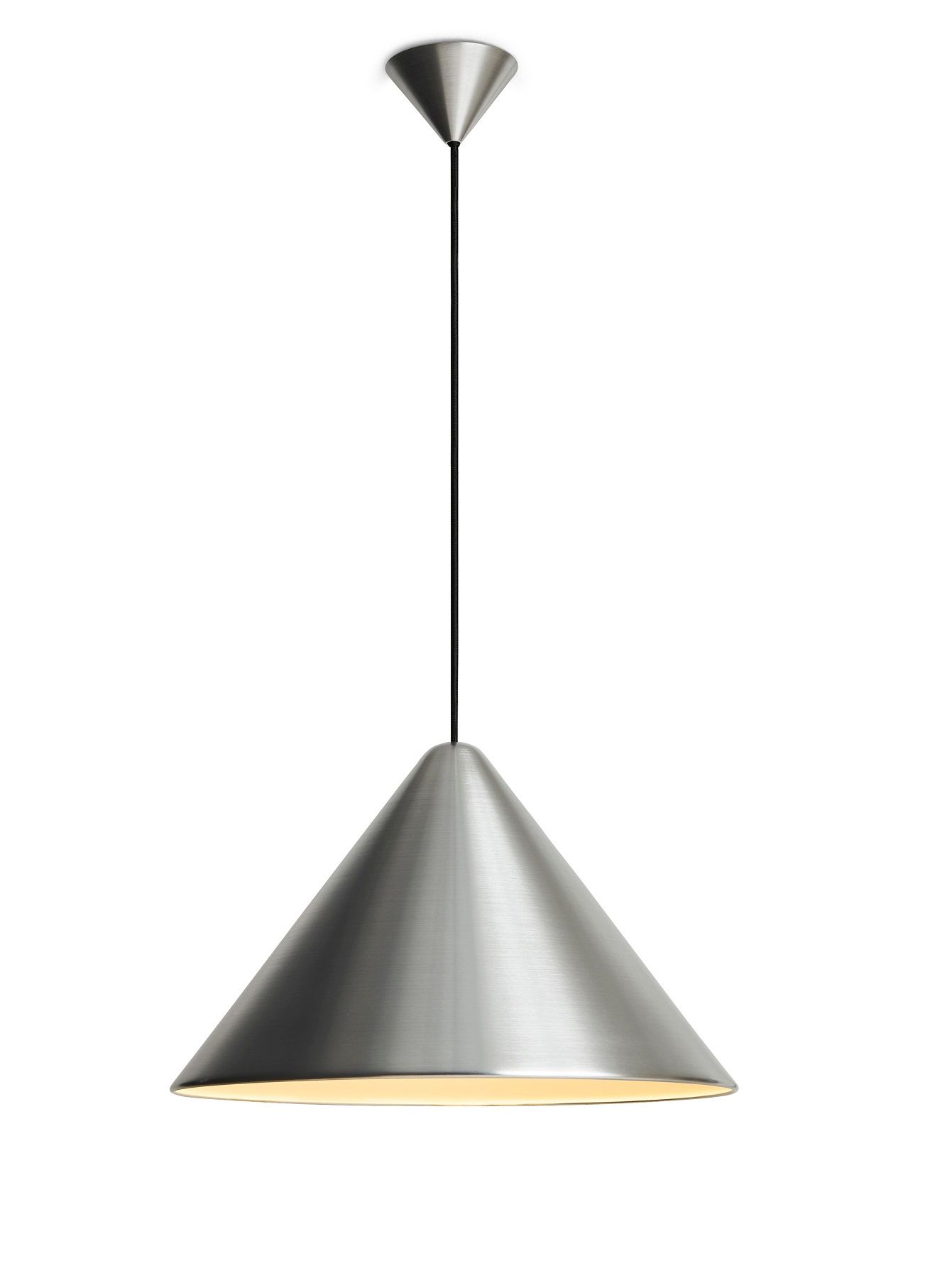 Compass Pendant 430 hanglamp, geborsteld aluminium, Hay
