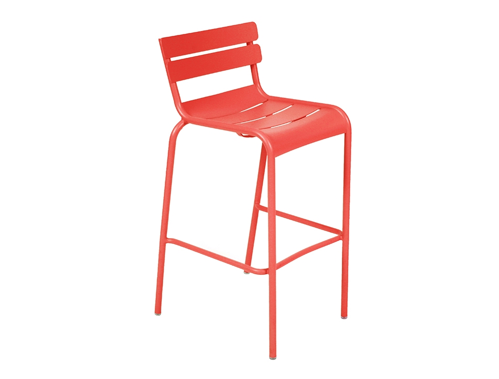 Luxembourg Barhocker von Fermob in Kaktus: Moderner Outdoor-Barstuhl aus Metall für Garten und Terrasse.