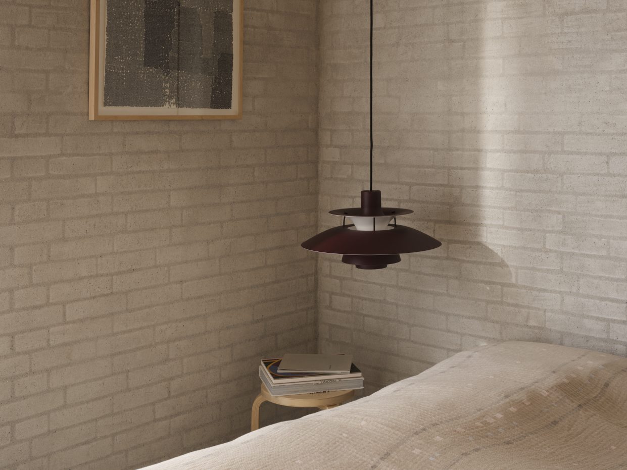 PH 5 Monochrome hanglamp Louis Poulsen Pale Pewter