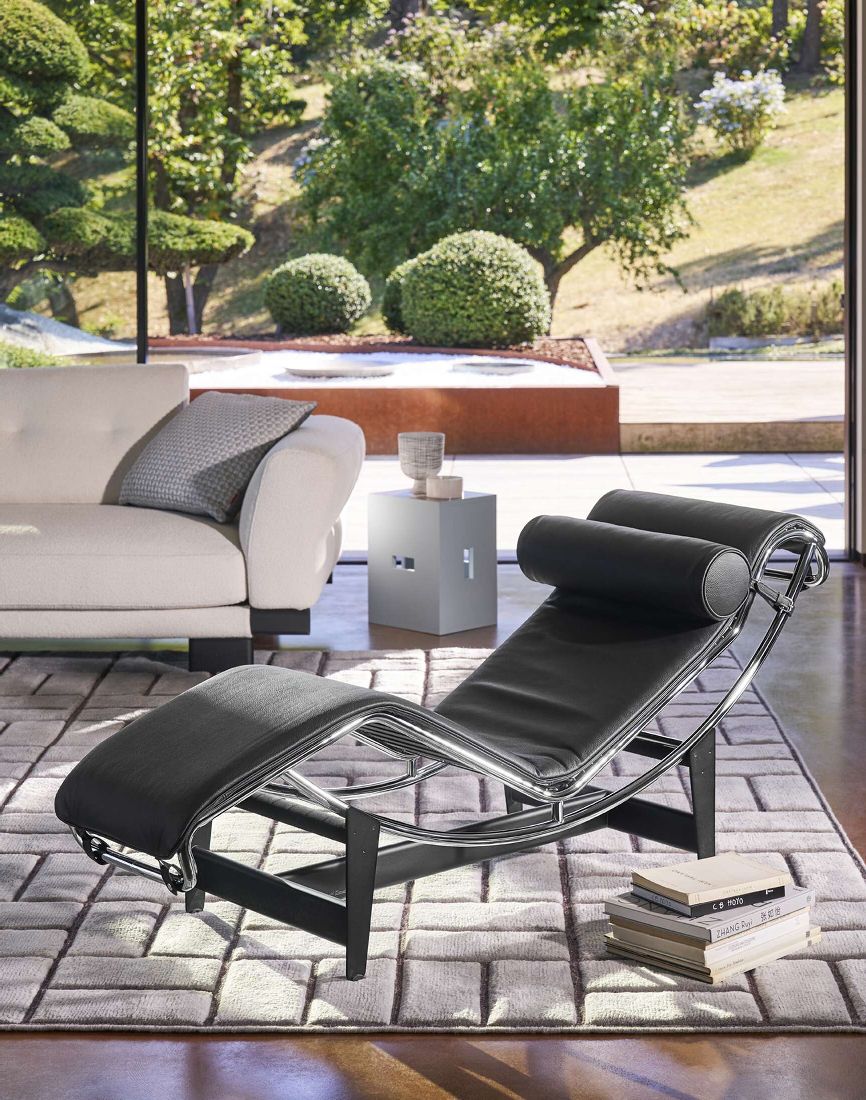 4 Cassina-ligstoel met traploze verstelling
