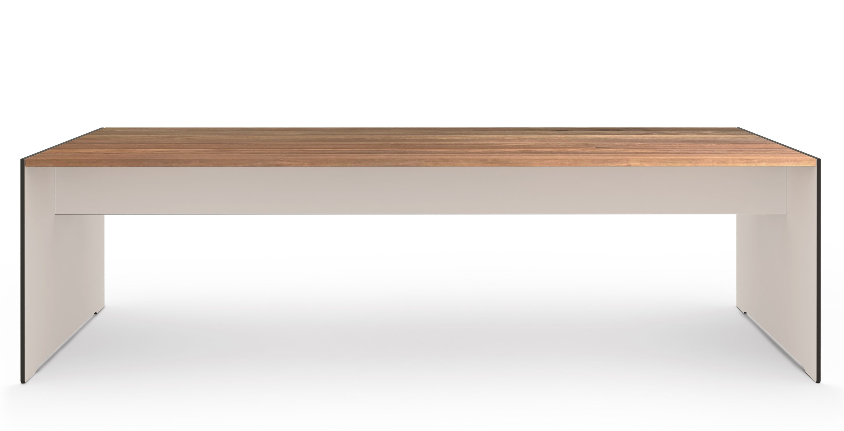 Riva Conmoto Holztisch: Moderner Esstisch mit heller Tischplatte und Beinen, ideal für Esszimmer.