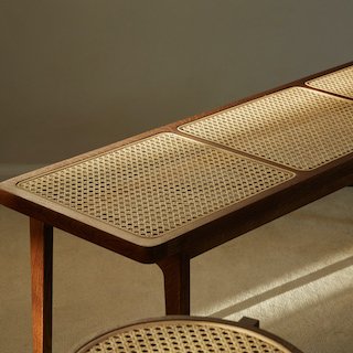 Le Roi Bench Bank donker gerookt eiken NORR11