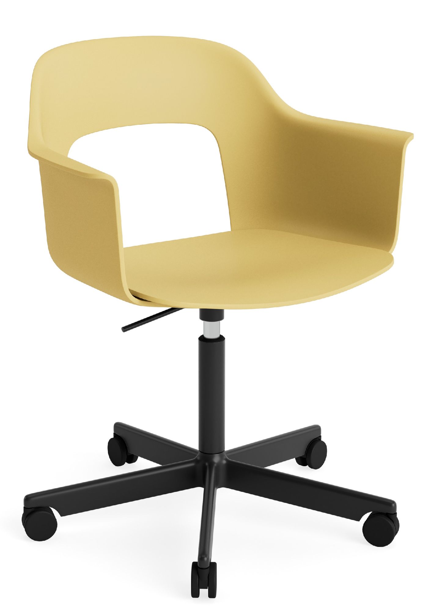Layout Armchair 241 Fauteuil met 5-sterrenvoet, draaimechanisme met gasveer Hay