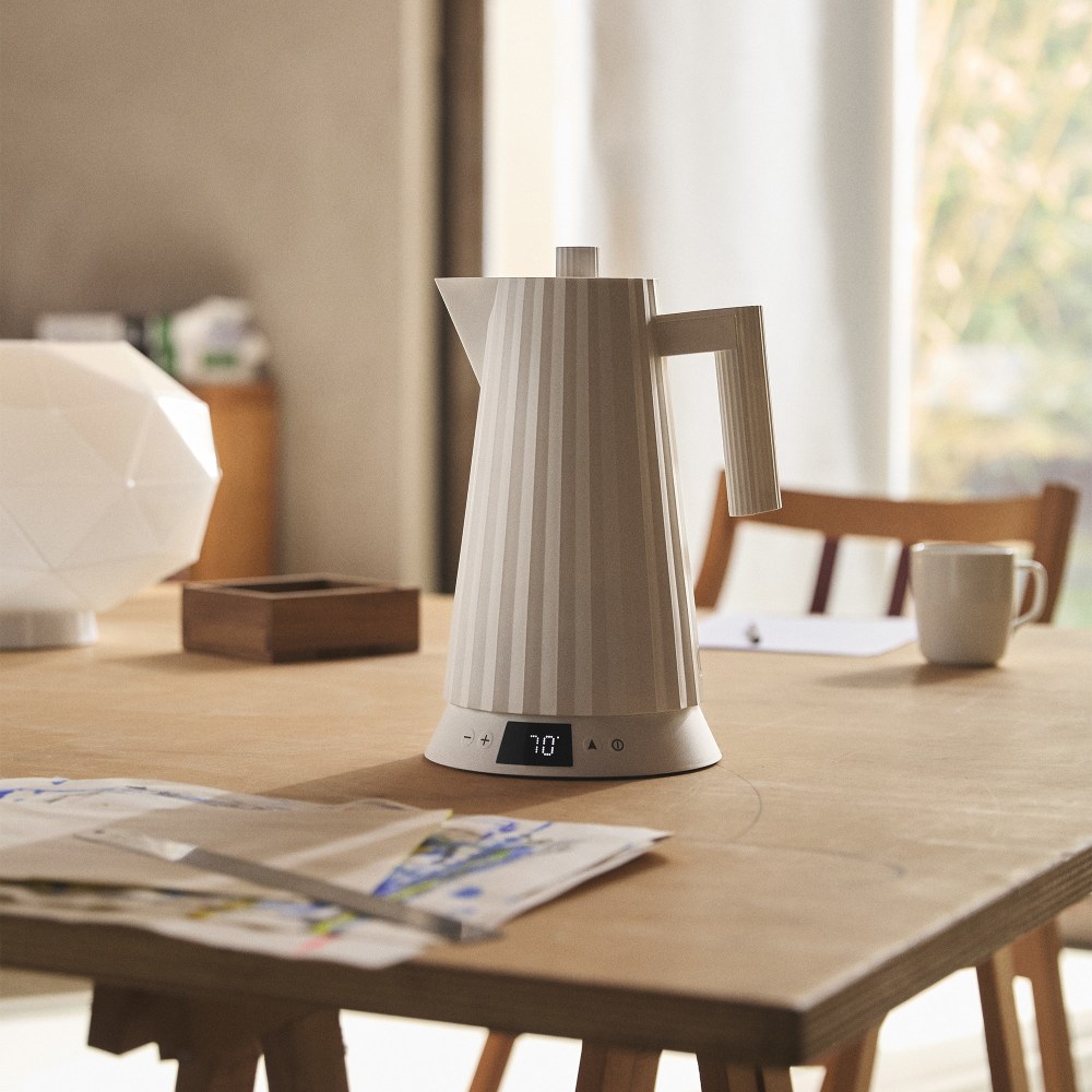MDL21 Plisse / Plissé waterkoker met temperatuurregeling van Alessi