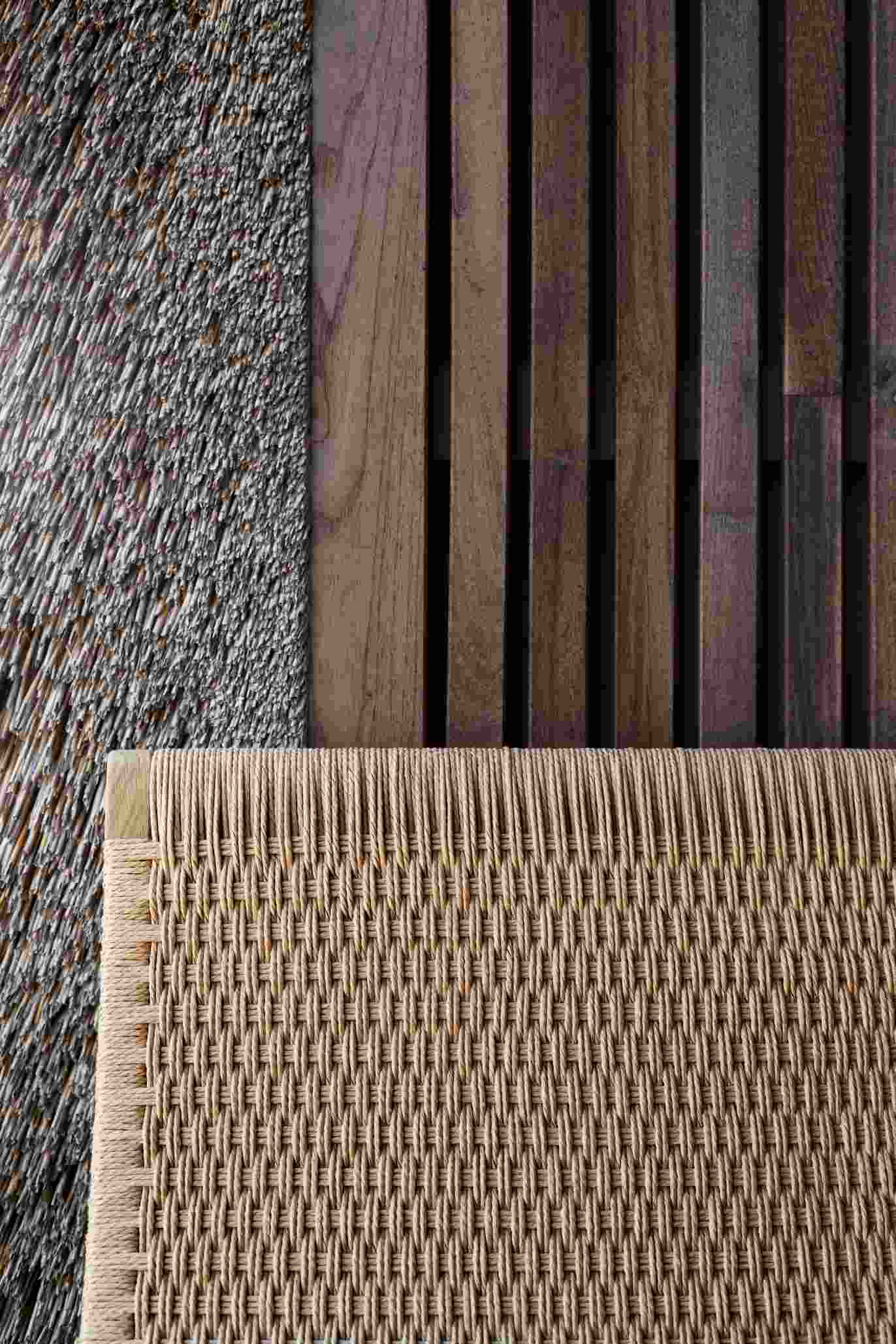 Detailaufnahme: Cuba Sessel mit Papiergeflecht von Carl Hansen & Søn, skandinavisches Design.