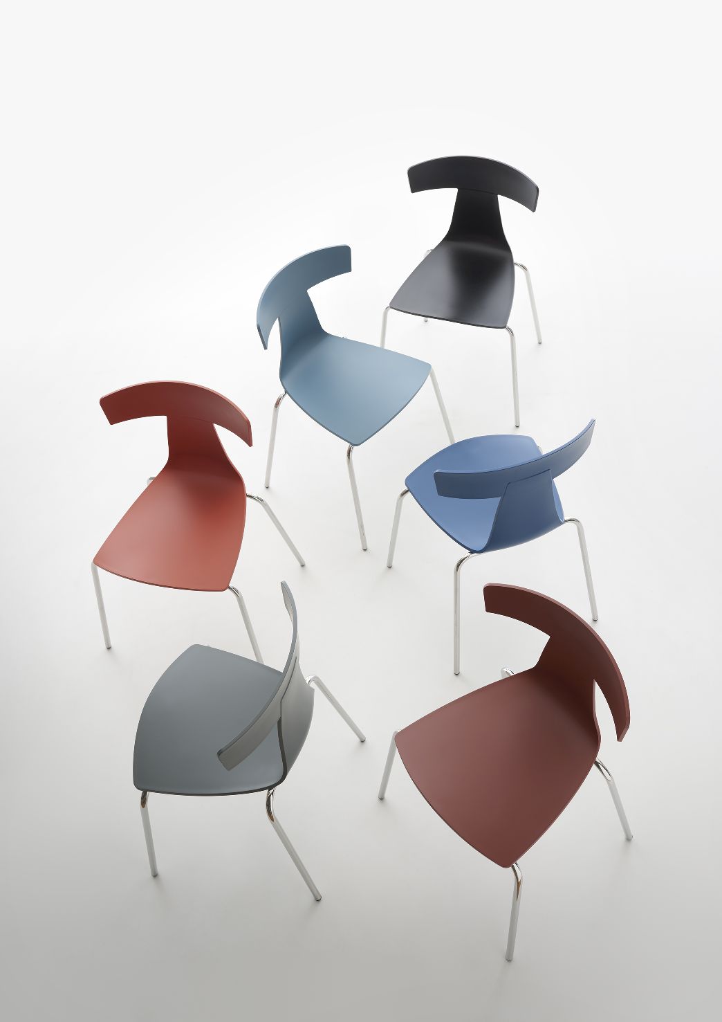 Remo Plastic Chair kunststof stoel Plank