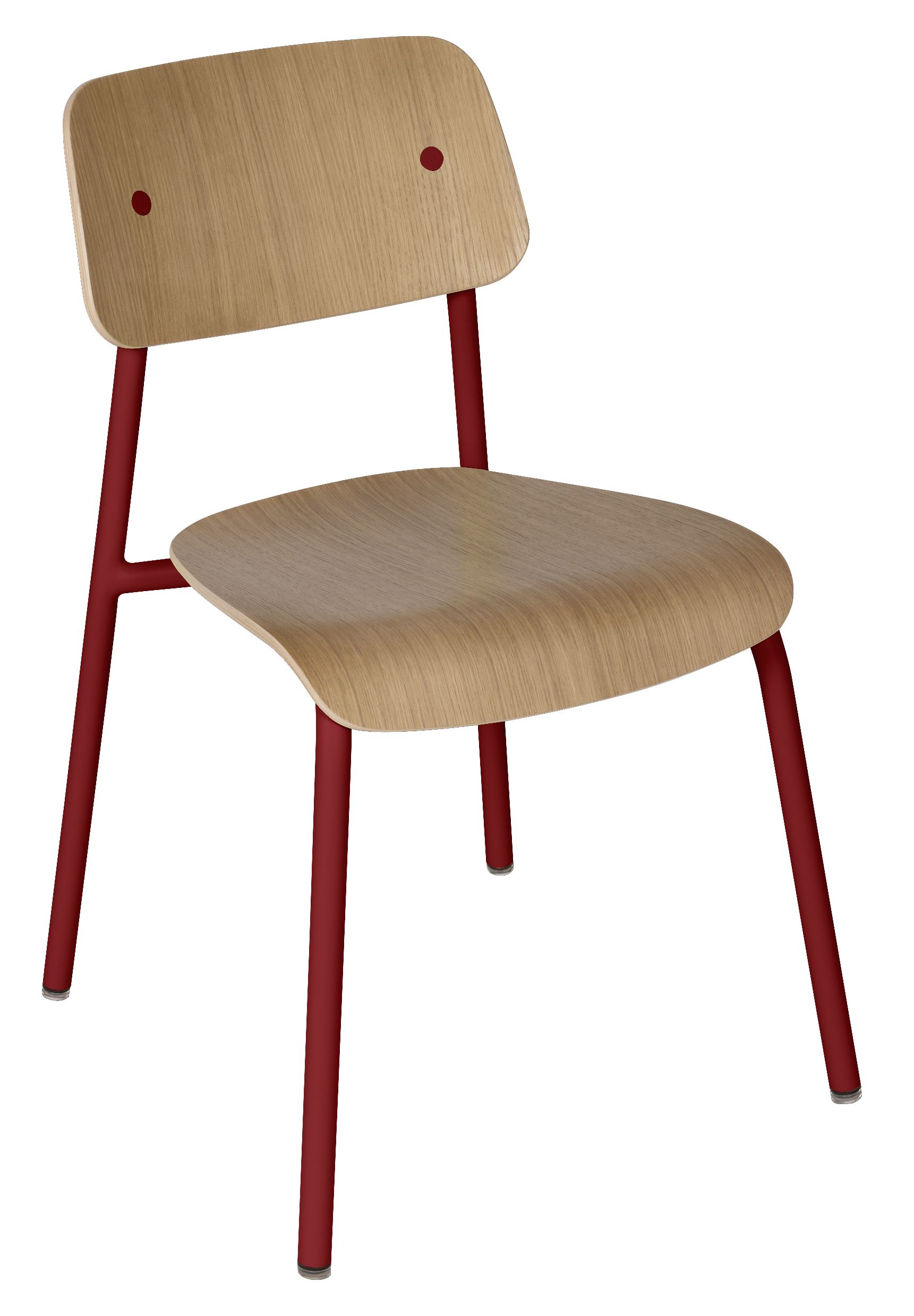 Studie Chair stoel van eikenhout voor binnen, Fermob