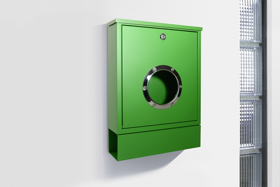 Groen gepoedercoat staal
