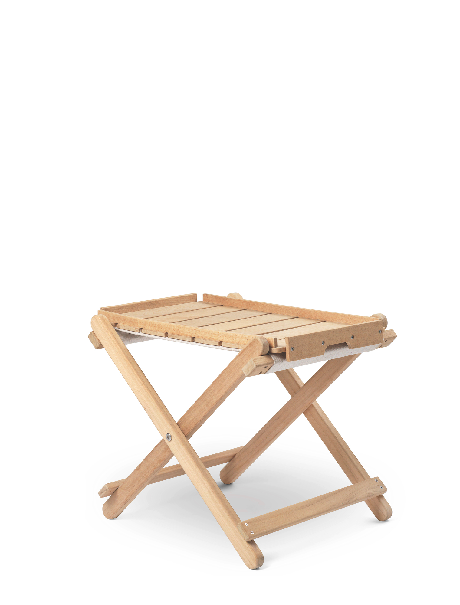 BM5768 Borge Mogensen Outdoor Hocker von Carl Hansen & Søn aus Teakholz.