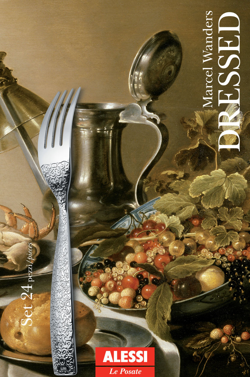 Gedecoreerde bestekset Alessi
