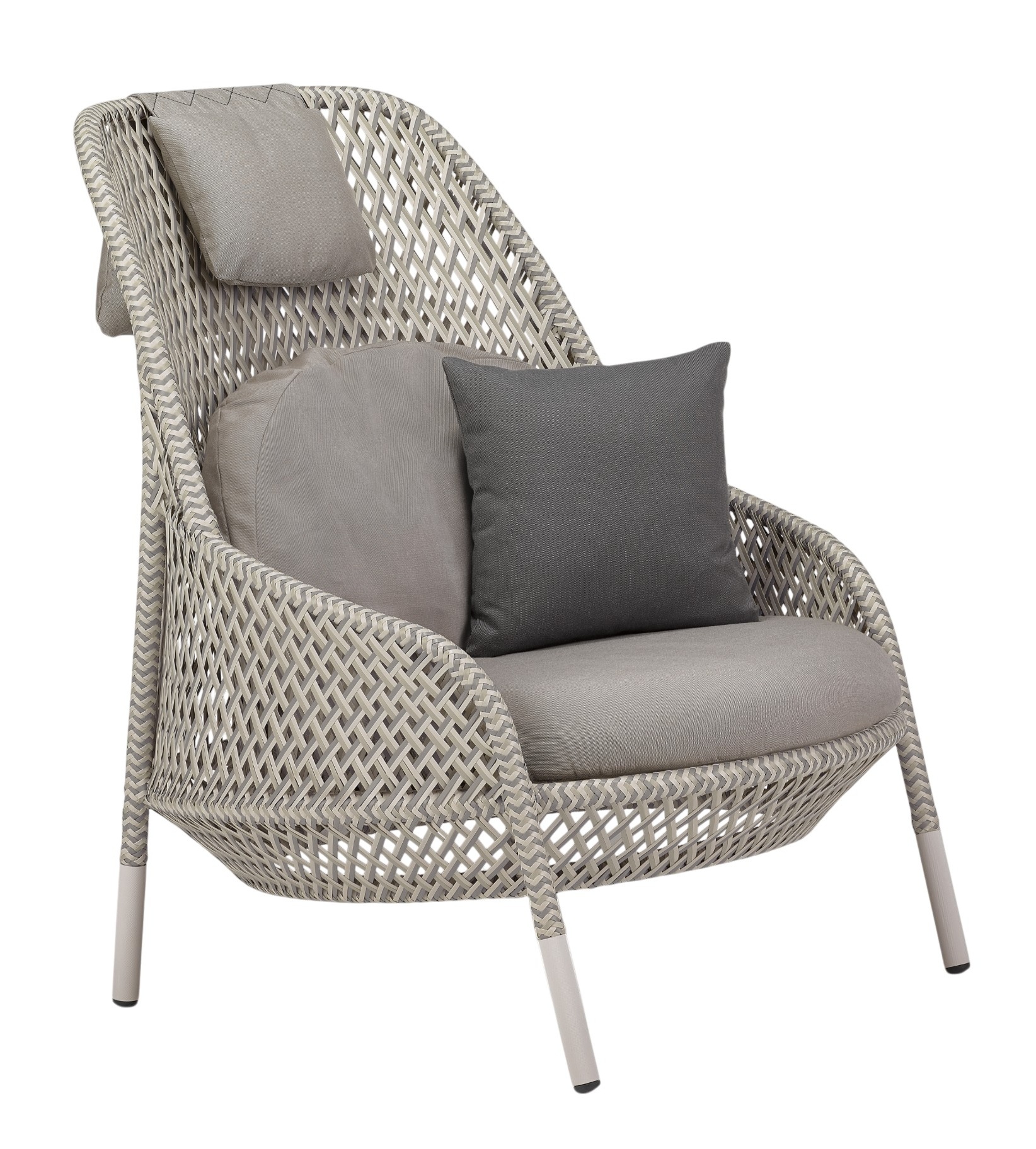 AHNDA Outdoor Wing Chair fauteuil met hoge rugleuning van Dedon