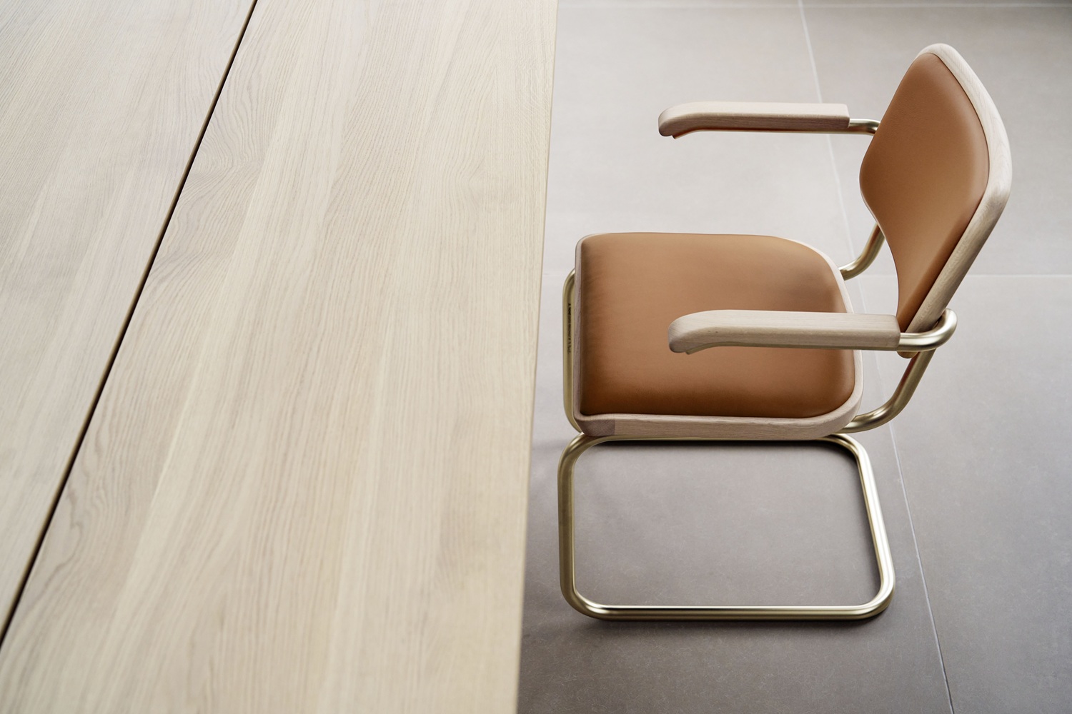 JS. Thonet by Jil Sander S 1070 / S1070 vergadertafel Thonet