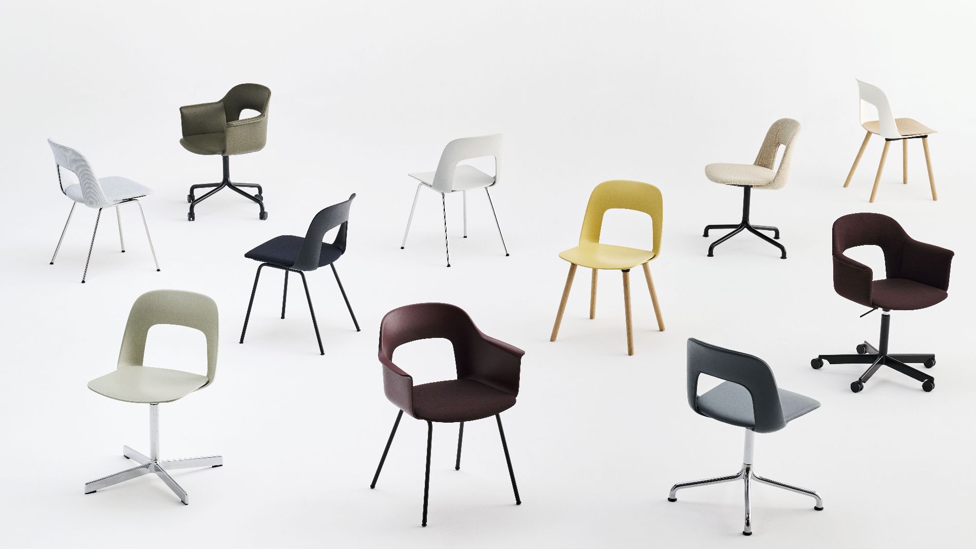 Layout Armchair 253 Fauteuil met 4-sterrenvoet Hay