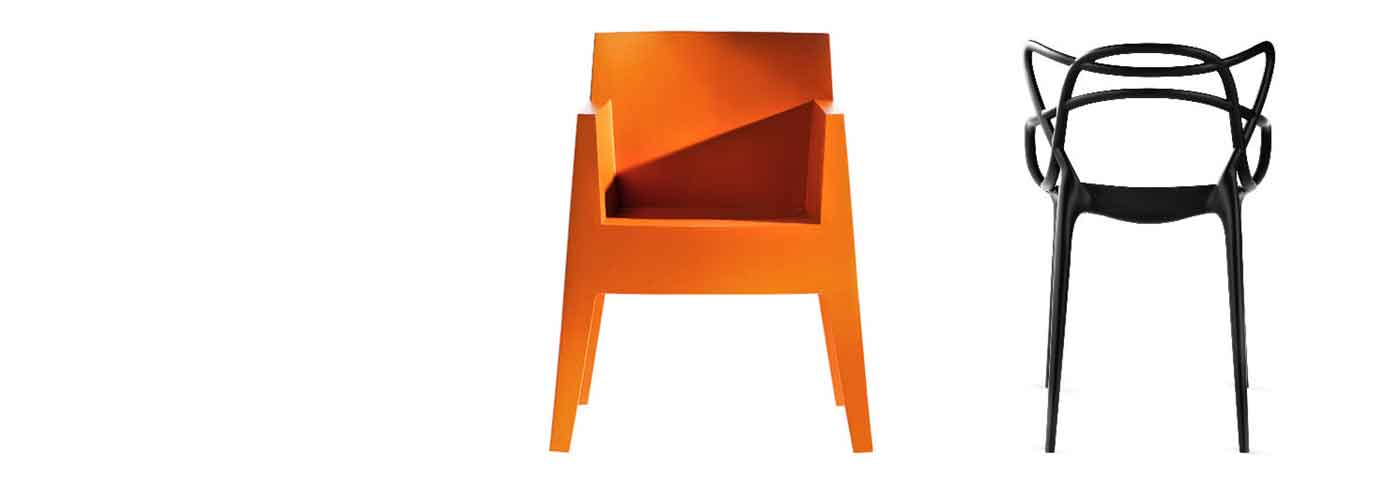 Plastic stoelen