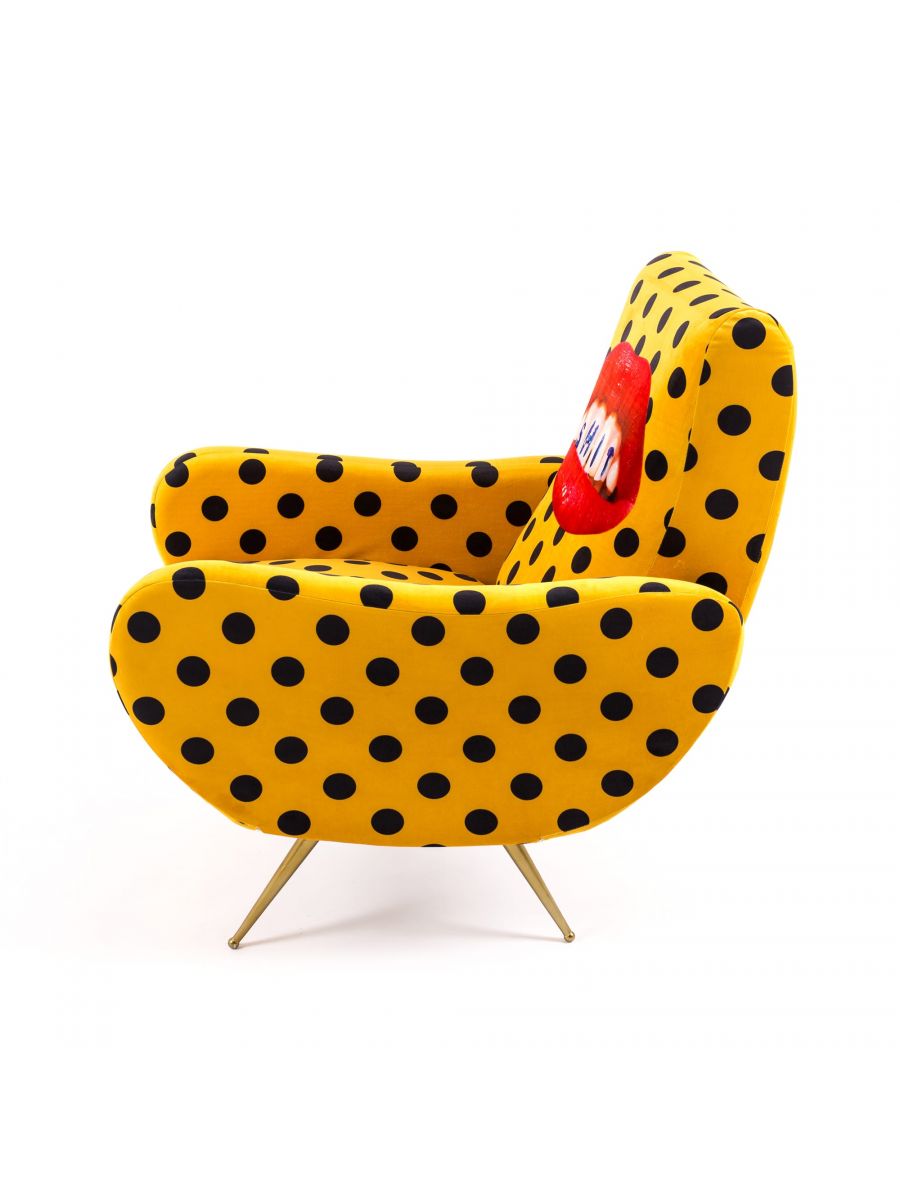 Toiletpapier-fauteuil Shit van Seletti