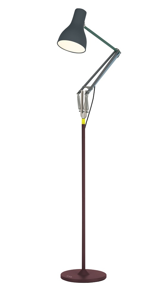 Anglepoise Type 75 Stehleuchte Paul Smith Edition Four, moderne Design-Stehlampe für Wohnzimmer und Büro.