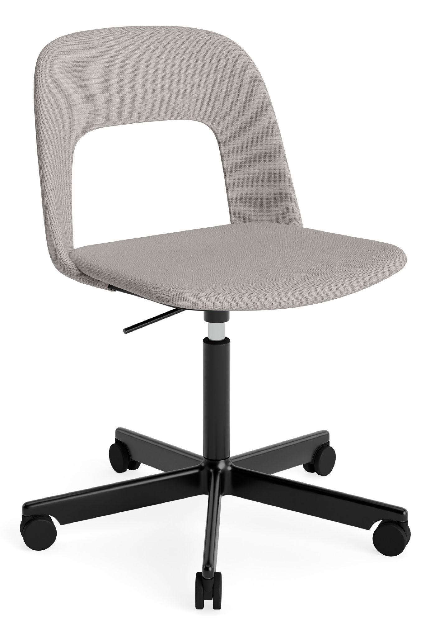 Layout Side Chair 144 stoel met vijfsterrenvoet van Hay