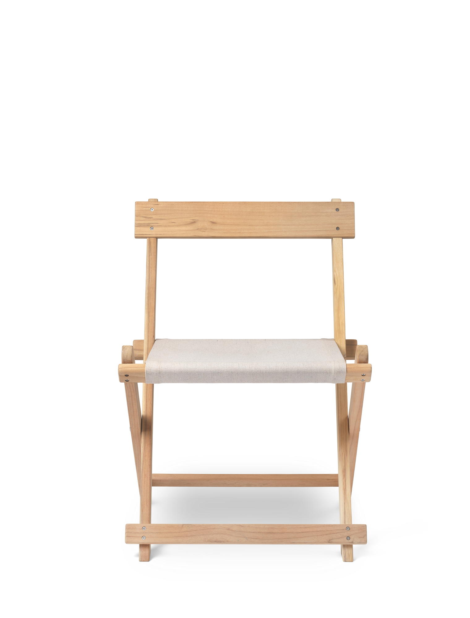 BM4570 Borge Mogensen Outdoor Stuhl von Carl Hansen & Søn aus Holz und Stoff.