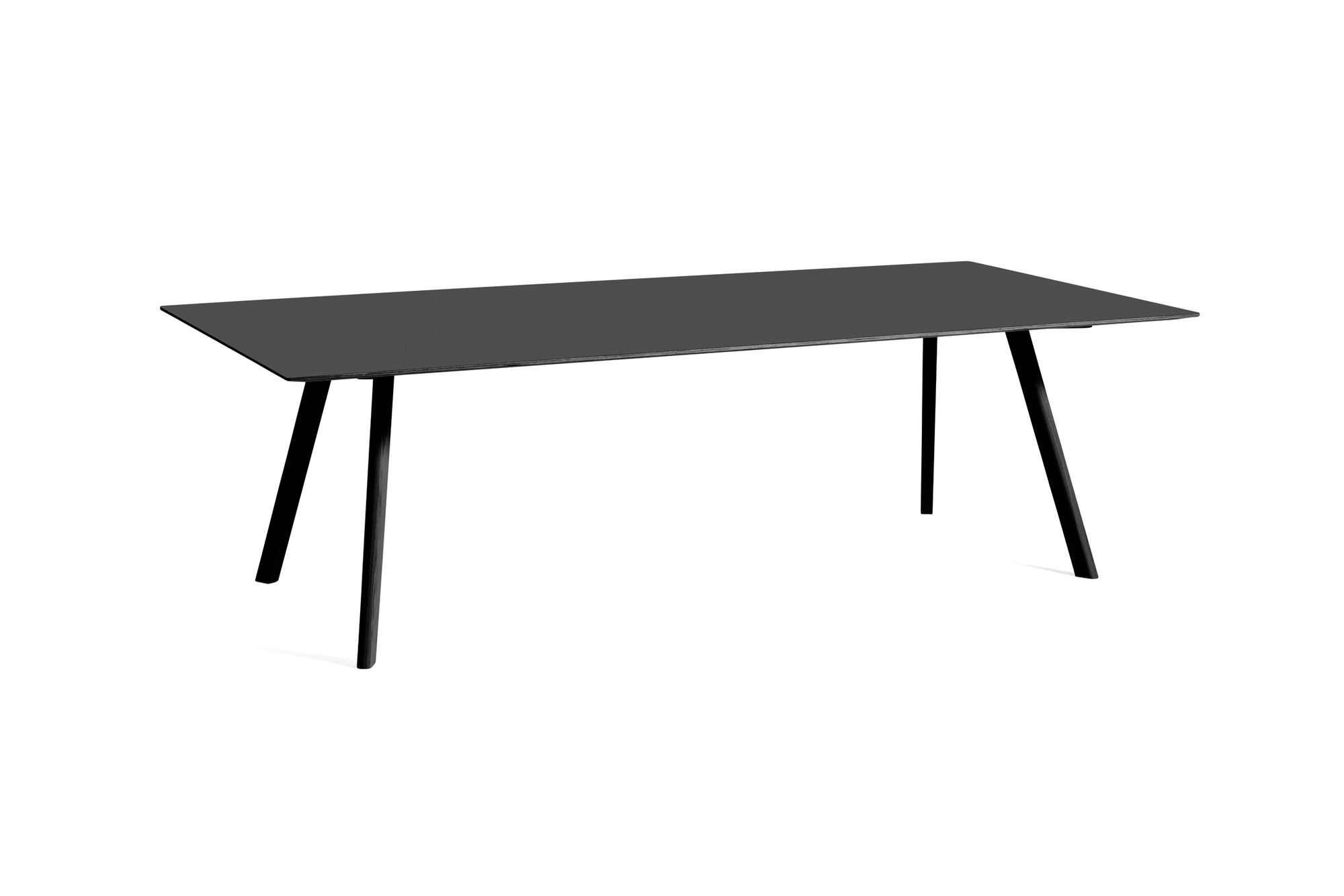 Schwarzer Copenhague Table CPH 30 Tisch von Hay, 250 x 120 cm, für Esszimmer oder Büro.