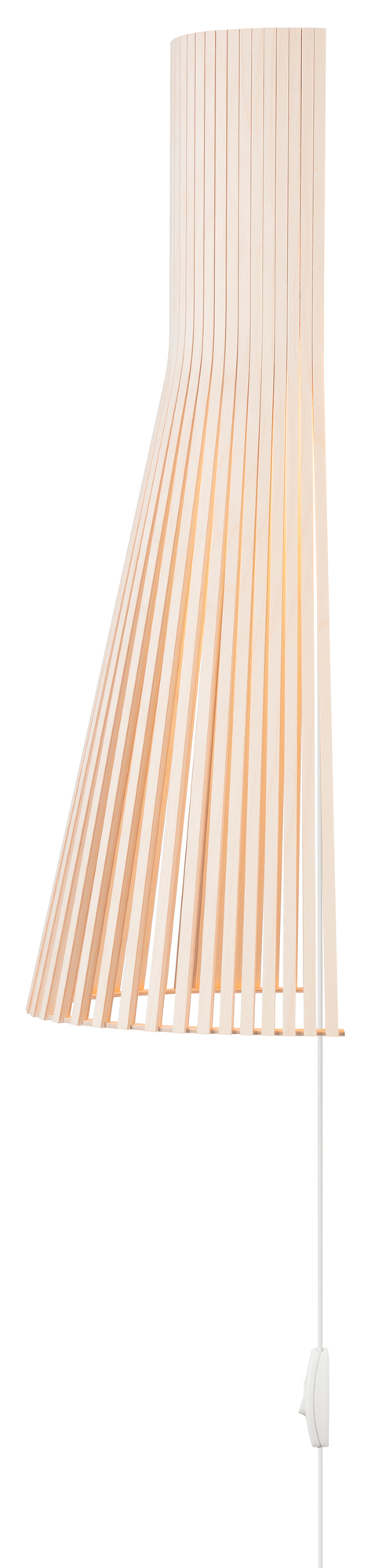 Secto 4230 Wandleuchte aus Birke: Moderne Holzlampe für die Wand, skandinavisches Design.
