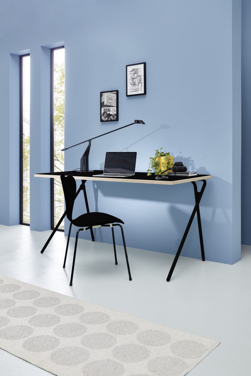Plato opklapbaar secretaire / bureau van Müller Möbelwerkstätten