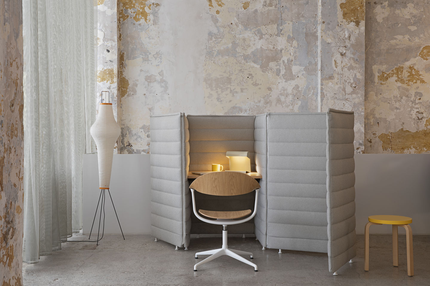Alcove Plus scherm 1-delig scherm Vitra