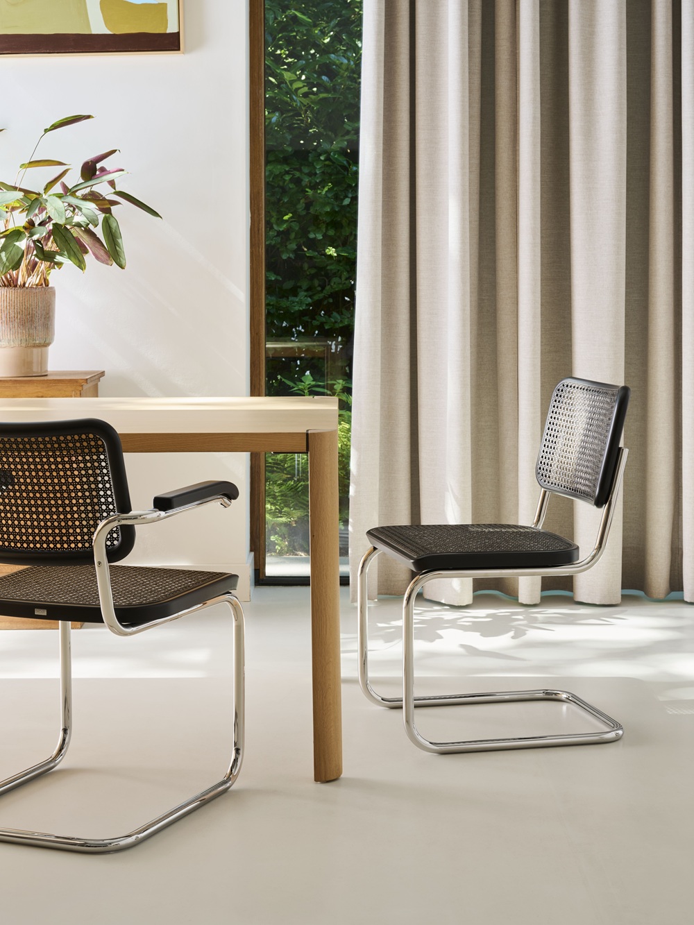 JS. Thonet by Jil Sander S 32 V / S32V Zweefstoel Thonet