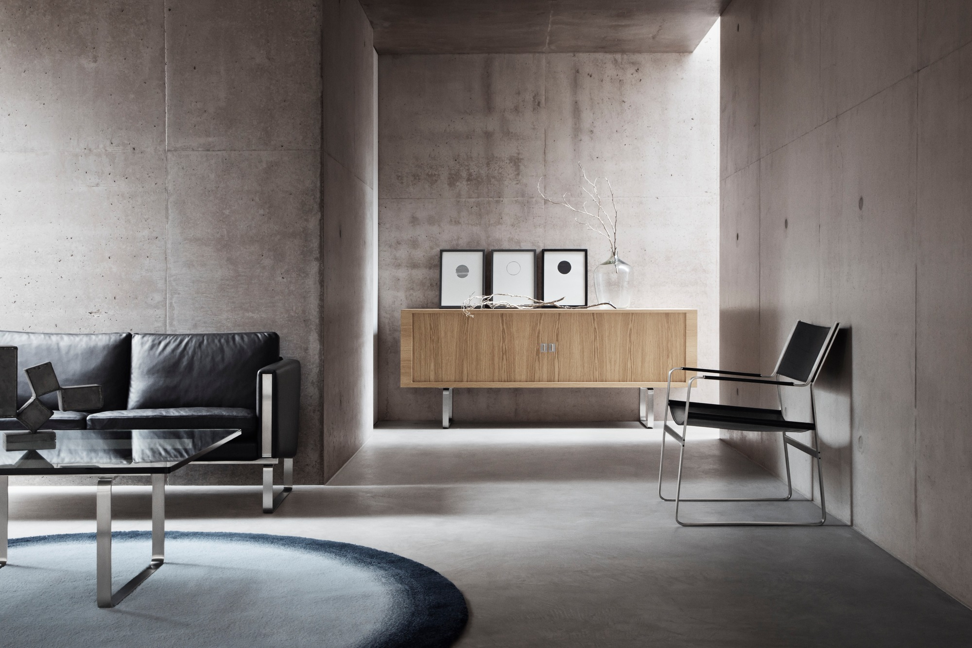 CH825 Credenza Sideboard von Carl Hansen & Søn aus geölter Eiche mit Massivholzgestell.