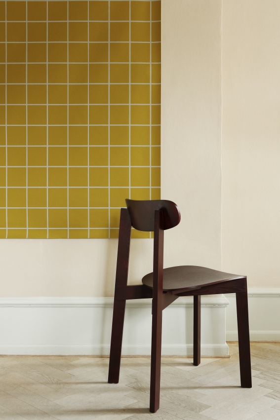 Bondi Chair Stuhl von Please wait to be seated, Esche schwarz lackiert, modernes Design.