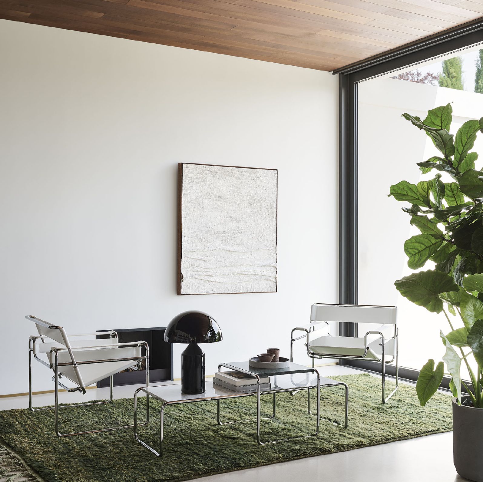 Laccio 1 salontafel klein zwart / antraciet Knoll International - QUICK SHIP