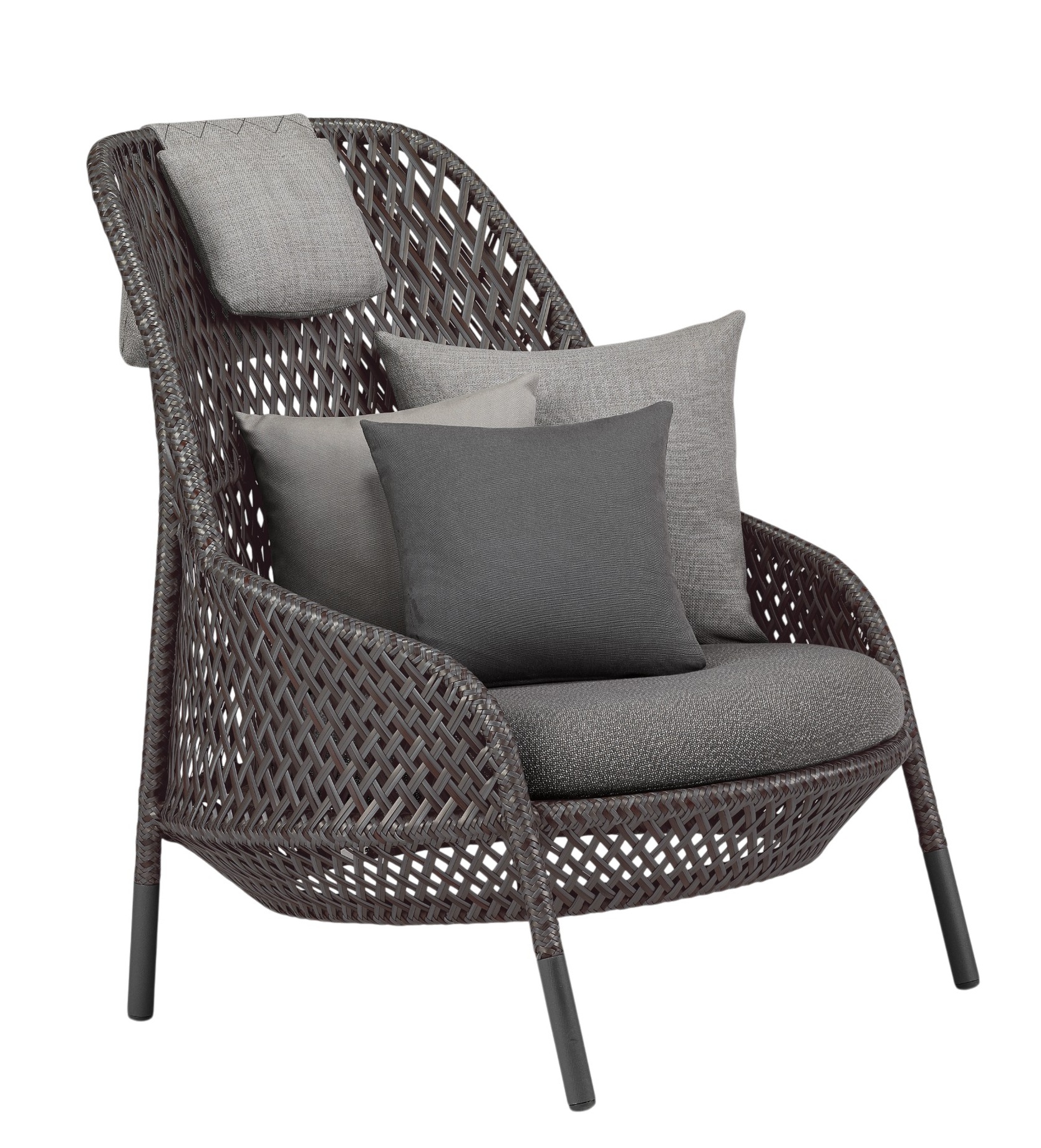 AHNDA Outdoor Wing Chair fauteuil met hoge rugleuning van Dedon