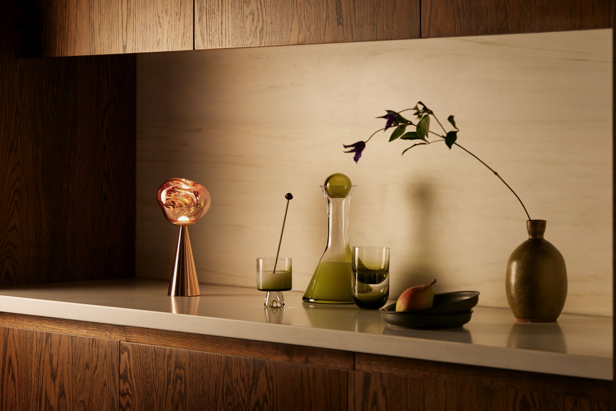 Melt draagbare LED-tafellamp ZWART Tom Dixon UNIEK EXEMPLAAR
