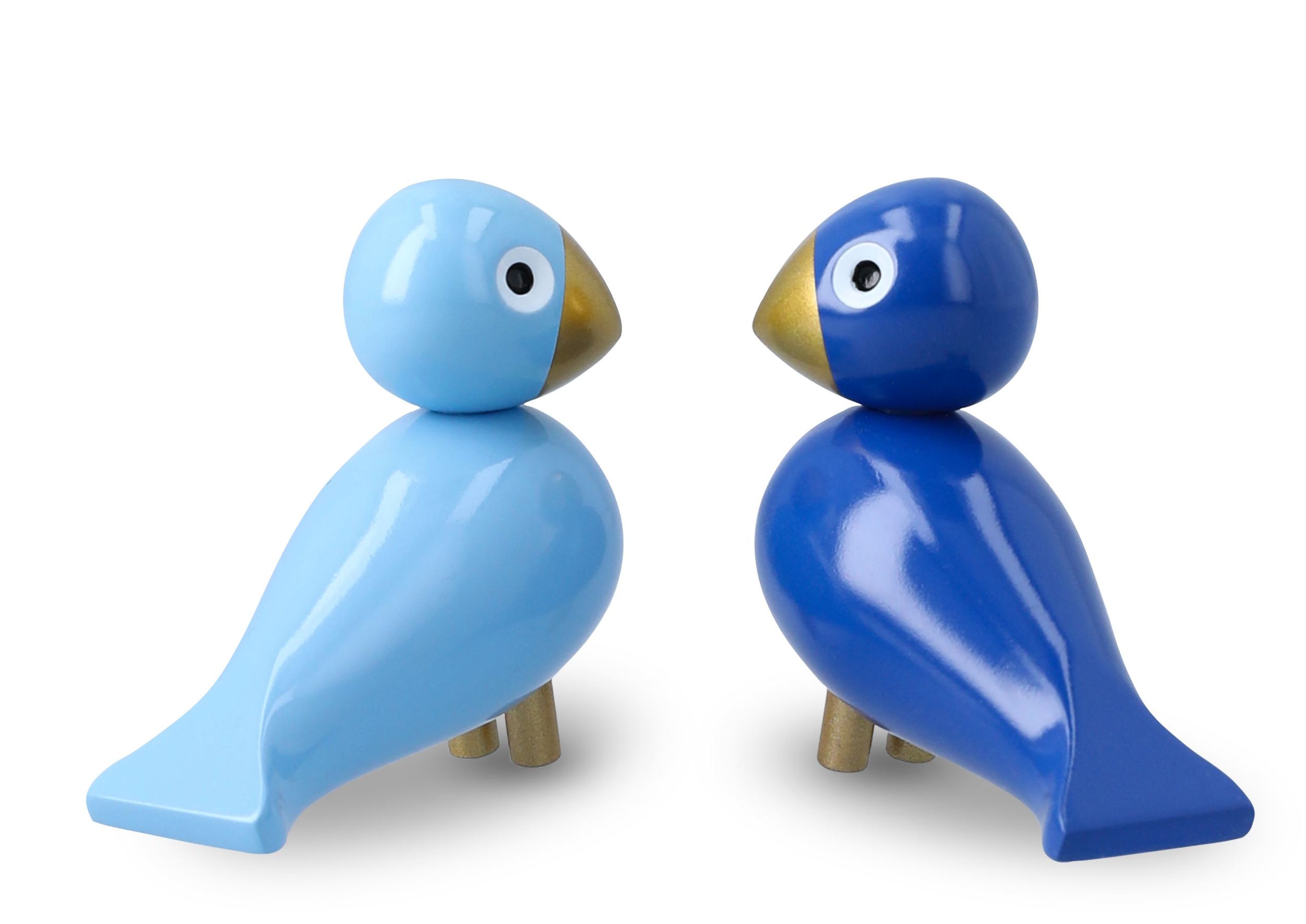 Wintervogels Liliput blauw/lichtblauw set Kay Bojesen