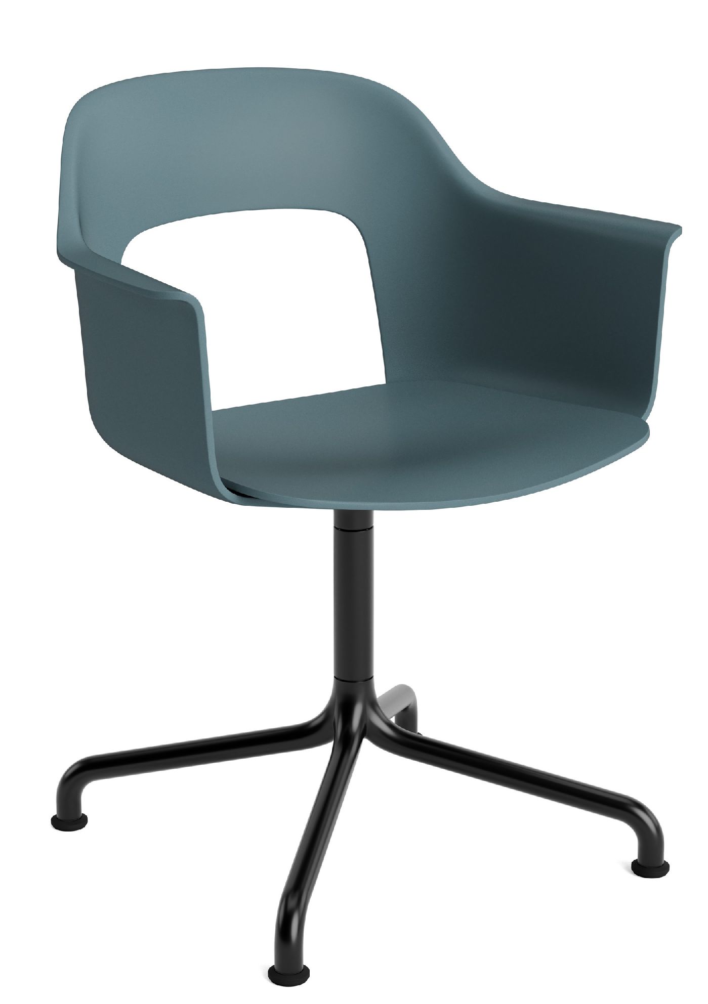 Layout Armchair 251 Fauteuil met 4-sterrenvoet, draaivoet met gebogen voetkruis Hay