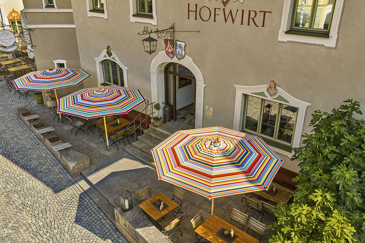 Professionele parasol Weishäupl