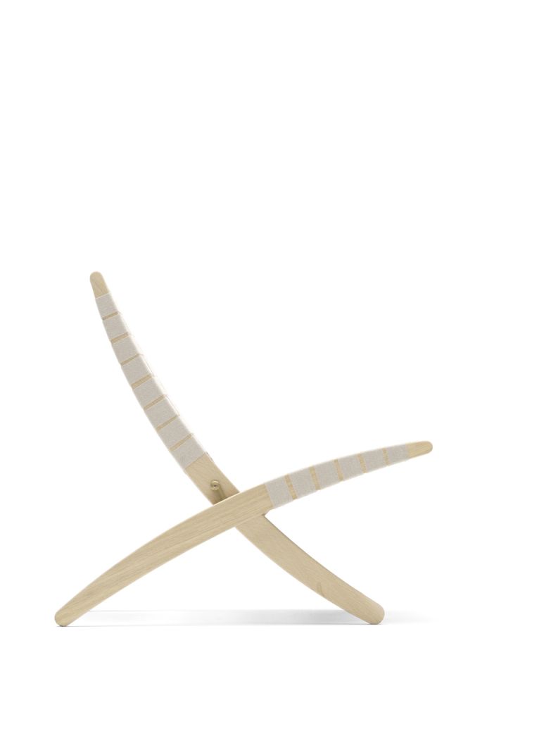 Cuba Chair Sessel von Carl Hansen & Søn, Holzgestell mit Textilband, modernes Design.