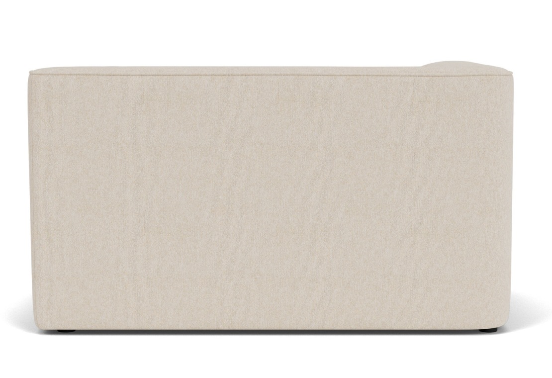 Detailansicht des Audo Copenhagen Eave Modular Sofas in Beige, ideal für modernes Wohnzimmerdesign.