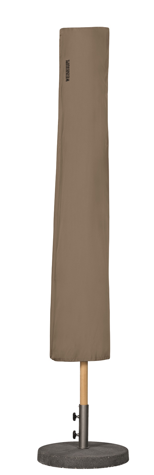Beschermhoes van synthetisch materiaal voor de Weishäupl-parasol