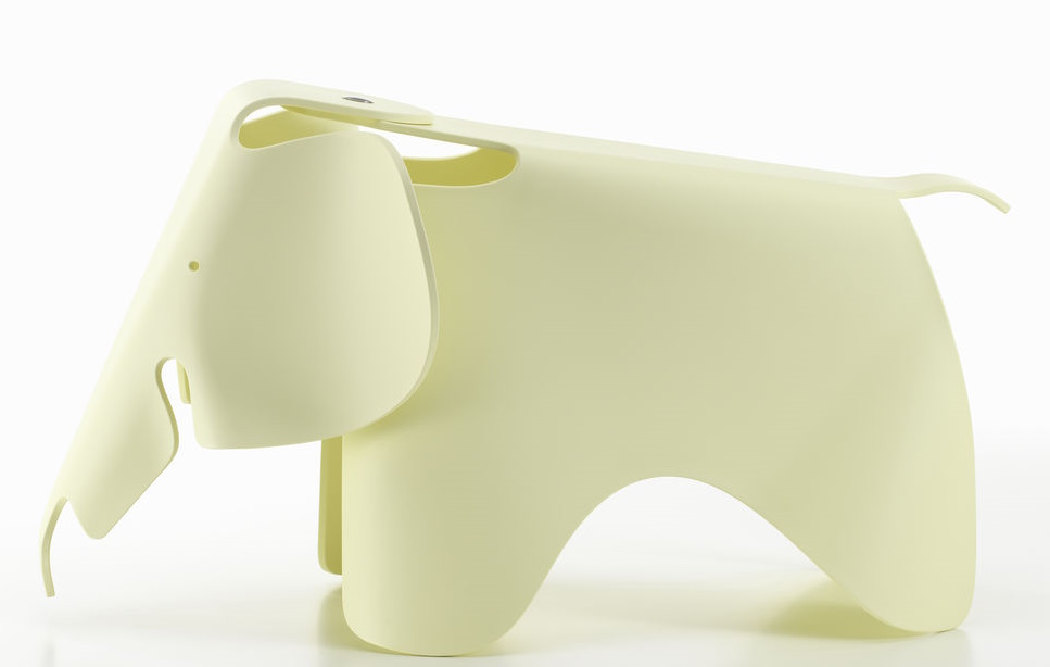 Eames Elephant-kruk RE Vitra Kanariegeel