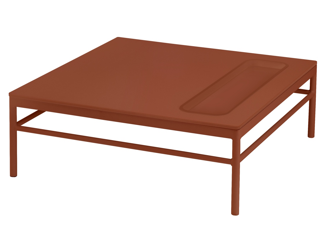 Rivage bijzettafel voor buiten B 85 x D 85 x H 29,5 cm Fermob
