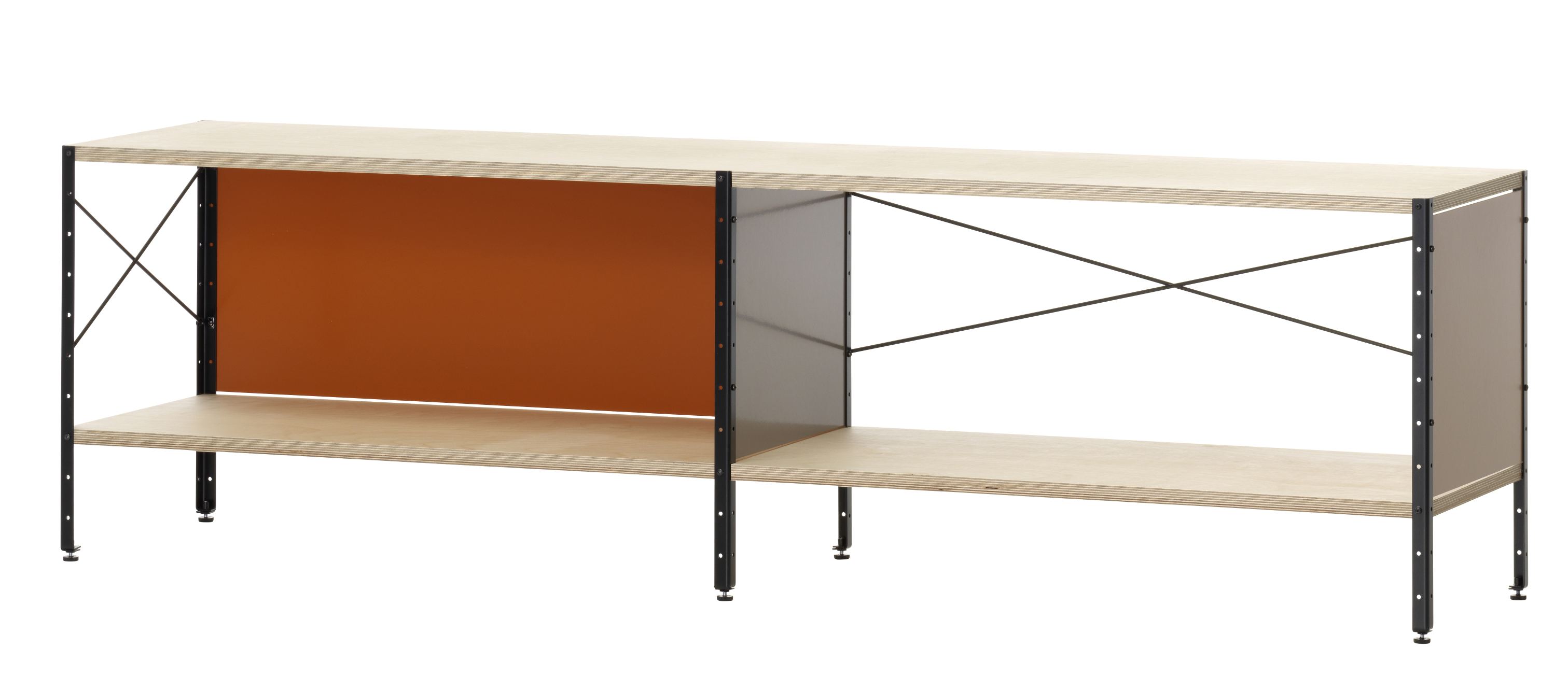 Eames Storage Unit (ESU) Regal von Vitra, neues Sideboard mit Regalböden und farbigen Paneelen.