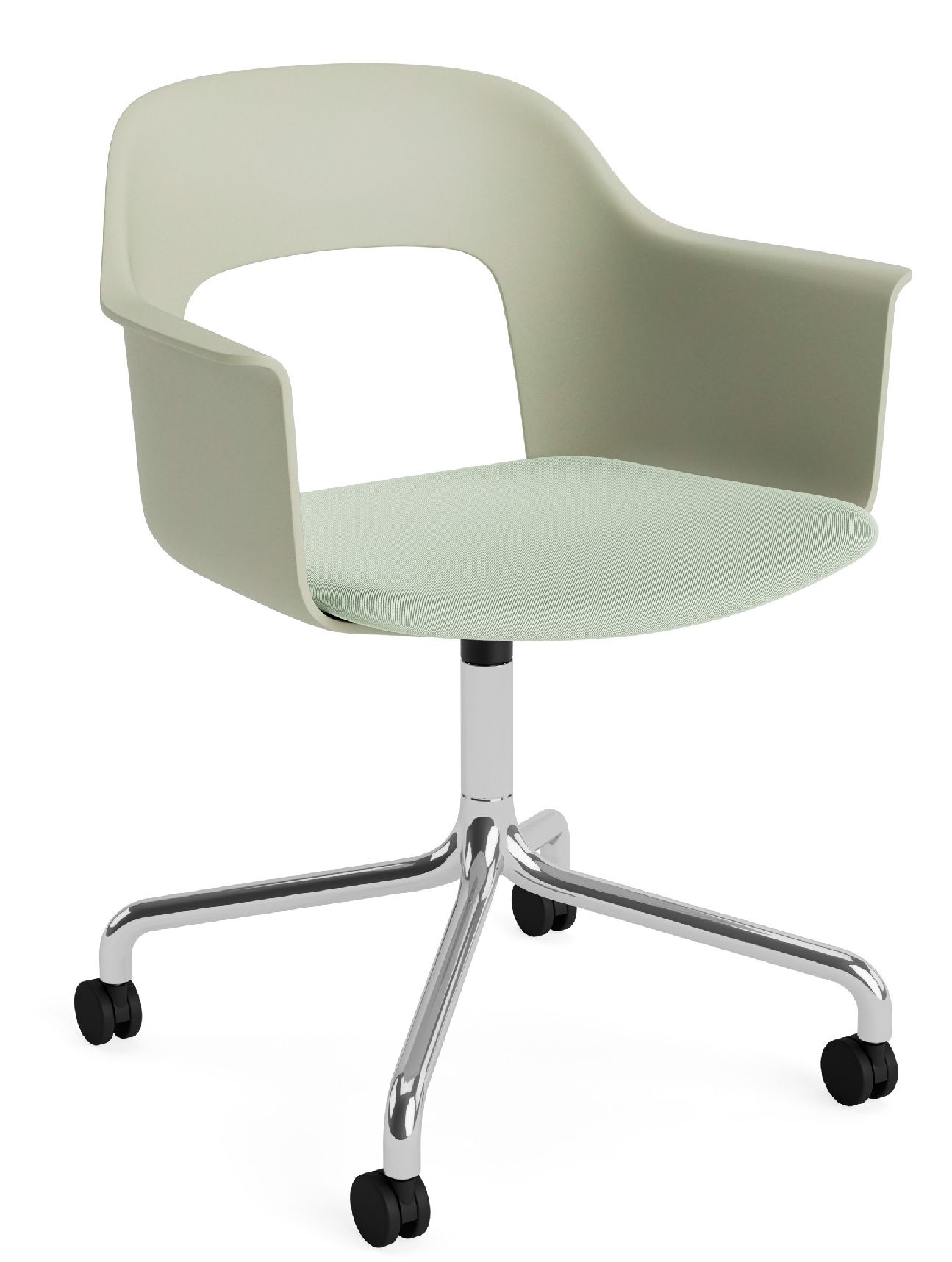 Layout fauteuil 263 met armleuningen van Hay