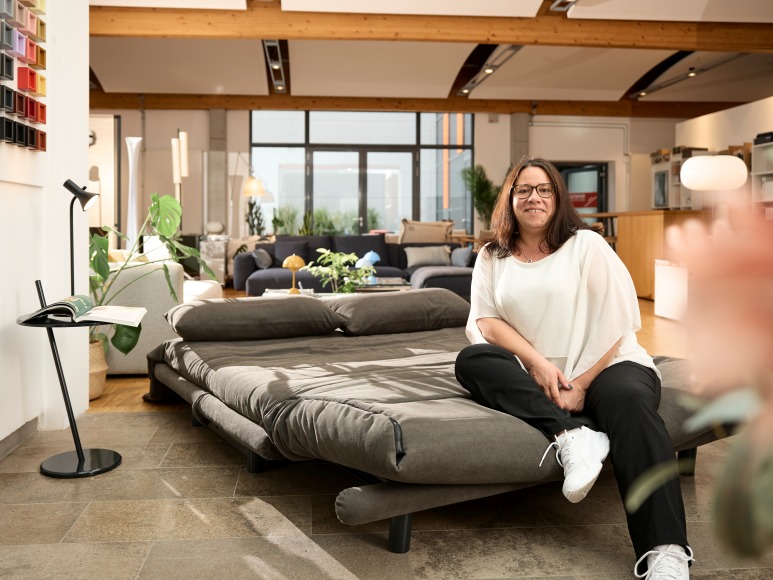 Multy First 3-zits slaapbank met wigkussens van ligne roset