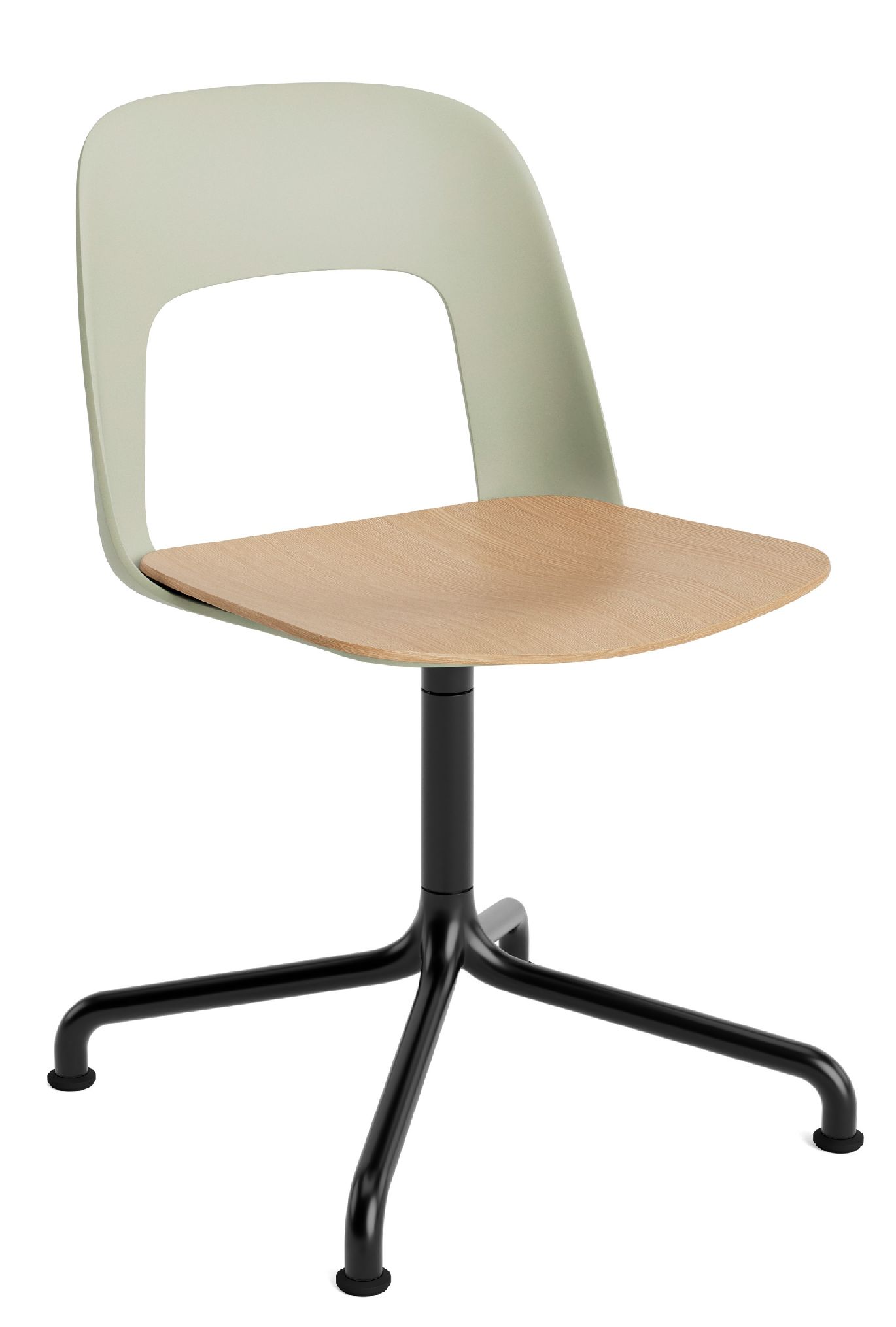 Layout Side Chair 152 draaistoel met vierpoot Hay