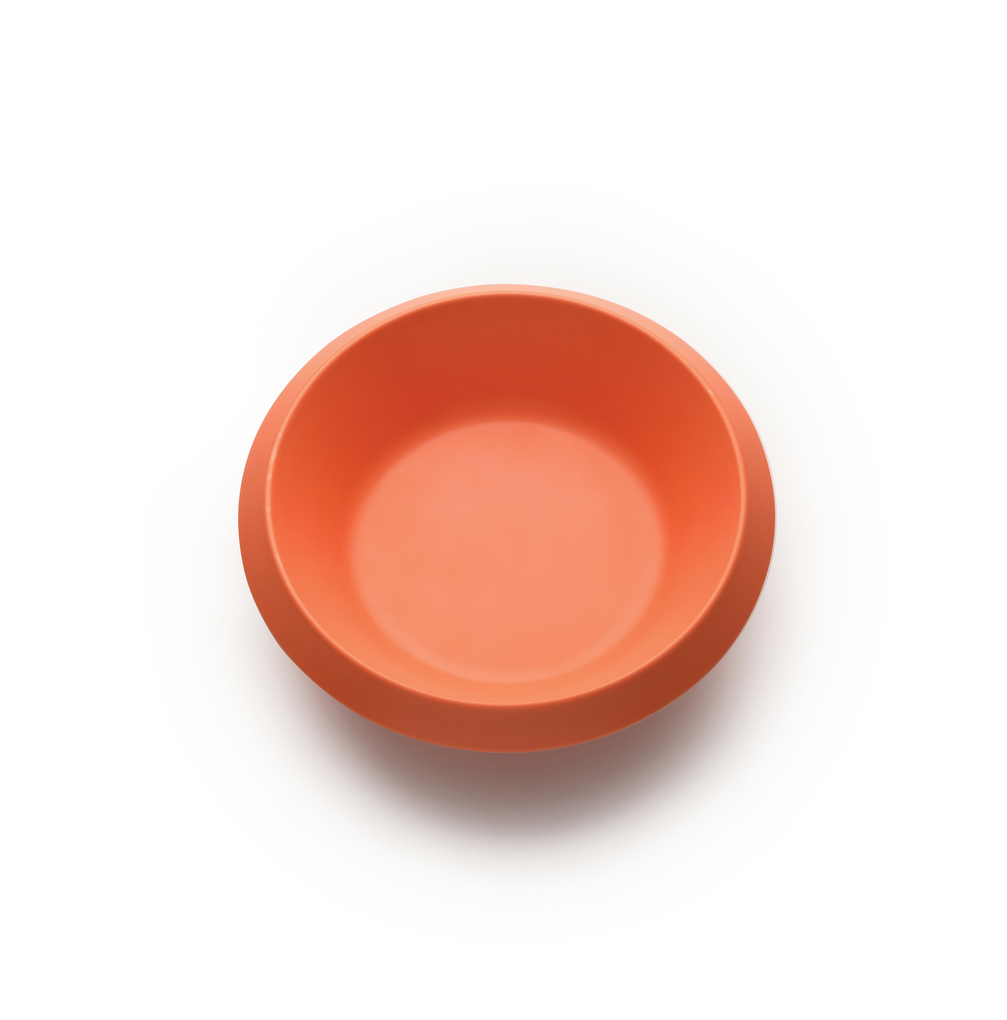 Orangefarbene Alessi Kinderschüssel aus der Giro Kids Collection, ideal für Babys und Kleinkinder.