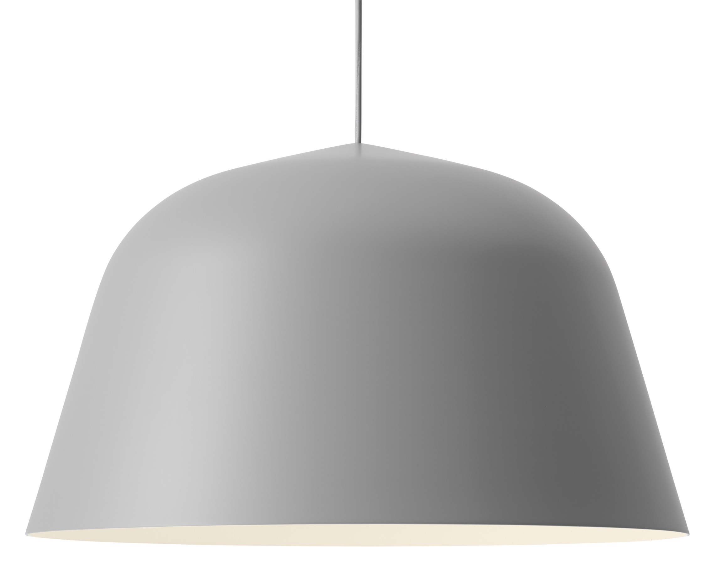 Graue Ambit Pendelleuchte von Muuto: Moderne Hängelampe für stilvolle Innenraumbeleuchtung.