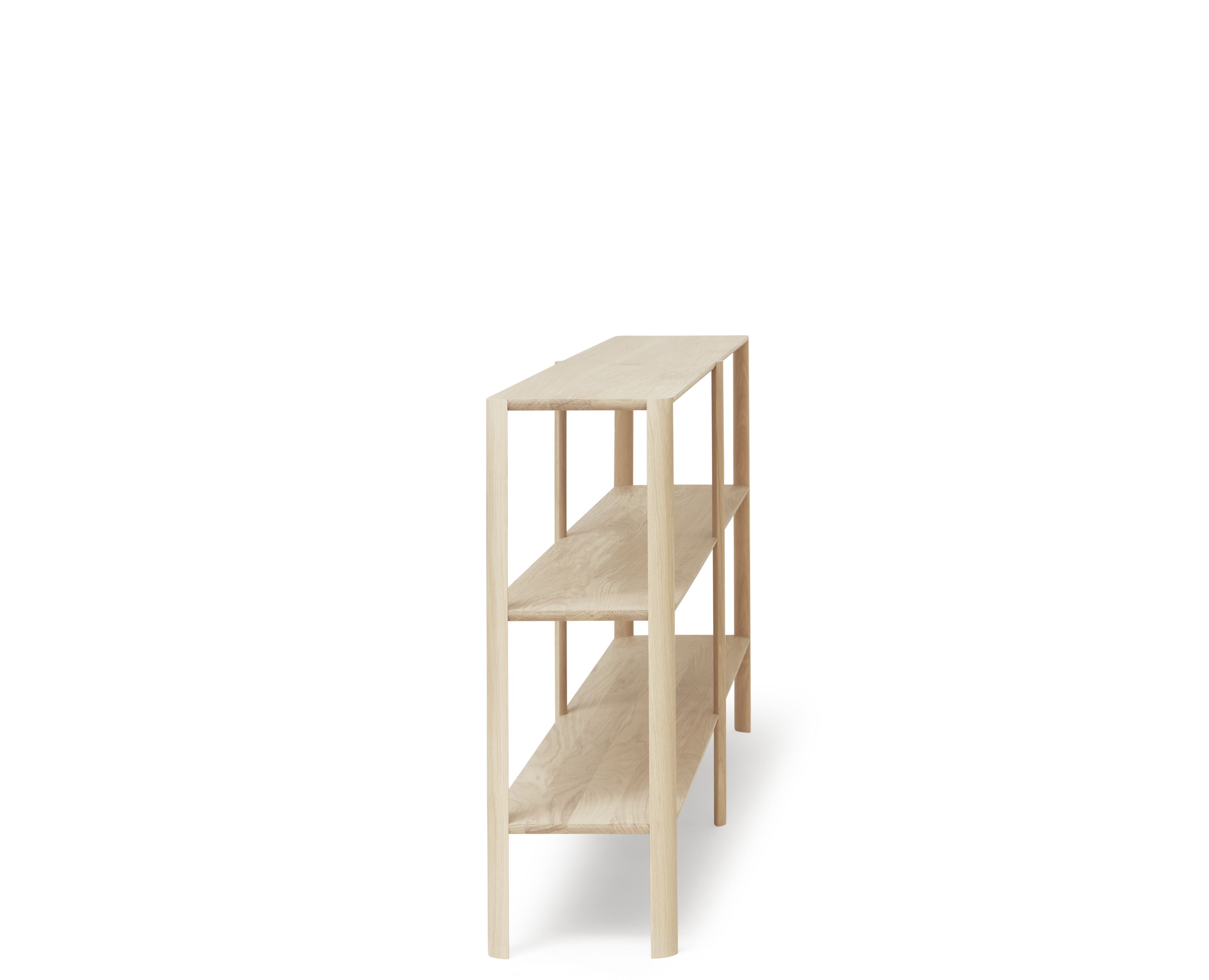 Leaf Regal 2x3 Eiche weiß geölt von Form & Refine, modernes Holzregal.