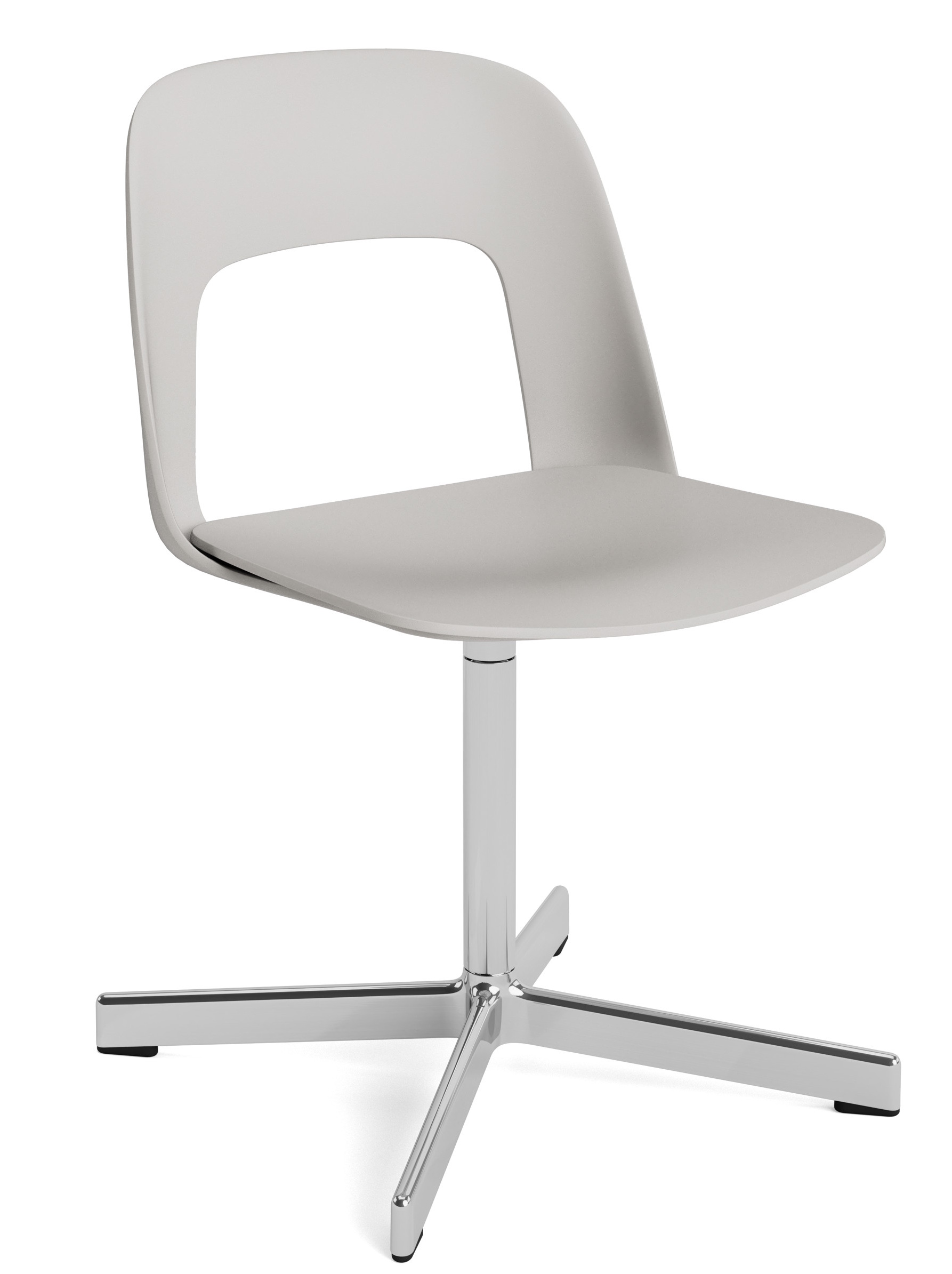 Layout Side Chair 131 stoel met vierpotig draaivoet van Hay