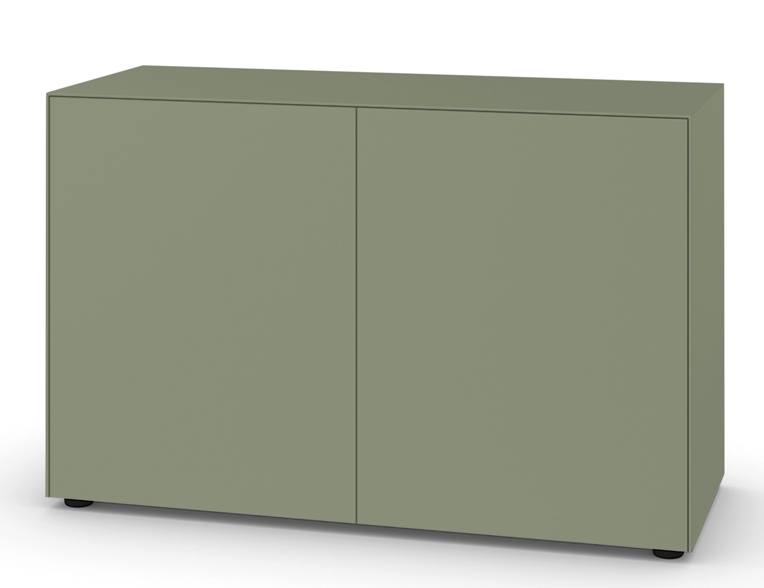 Nex Pur Box Board von Piure, grüner Schrank mit zwei Türen für modernes Wohnen.